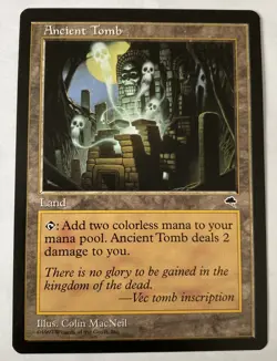 Magic: The Gathering Ancient Tomb Tempest Near Mint - Image 1