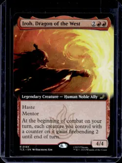 2025 Magic The Gathering MTG Iroh, Dragon of the West Rare #0194 - Image 1