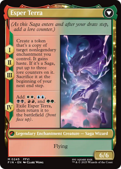 x1 Terra, Magical Adept // Esper Terra FIN Final Fantasy MTG 245 M/NM 1x - Image 2