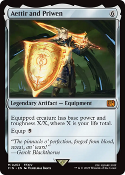 x1 Aettir and Priwen FIN Final Fantasy MTG 253 M/NM 1x - Image 1