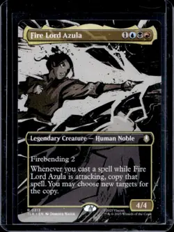 2025 Magic The Gathering MTG Fire Lord Azula Legendary Creature Noble Rare #0313 - Image 1