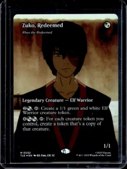 2023 Magic The Gathering MTG Secret Lair x Avatar Zuko, Redeemed #0052 - Image 1