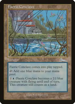1x Faerie Conclave - LP - Urza's Saga Block - SPARROW MAGIC mtg - Image 1