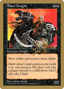 4x Black Knight - LP - World Championships 1997 - random signature version - Image 1