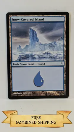 Magic the Gathering: 9X Snow-Covered Island Coldsnap Lot - Image 2