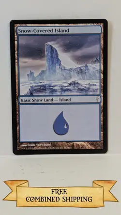Magic the Gathering: 9X Snow-Covered Island Coldsnap Lot - Image 3