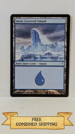 Magic the Gathering: 9X Snow-Covered Island Coldsnap Lot - Image 4