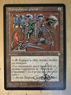 MTG ARTIST PROOF French Icy Manipulator AP Sketch Art Amy WEBER Magic - Image 2