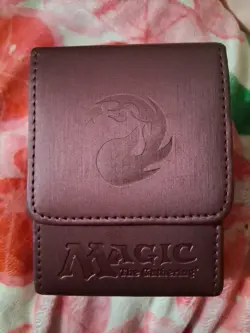 MtG Deck Box Flip Box - Red Mana Maroon Color VG+ - Image 2