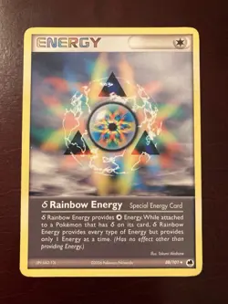 Rainbow Energy (Special) 88/101 EX Dragon Frontiers 2006 Pokemon TCG Card LP - Image 1