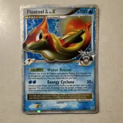 Pokemon Floatzel GL Lv.X 104/111 Rising Rivals Ultra Rare Holo Level Up 100 HP - Image 1