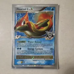 Pokemon Floatzel GL Lv.X 104/111 Rising Rivals Ultra Rare Holo Level Up 100 HP - Image 5