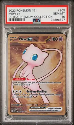 2023 POKEMON 151 ULTRA-PREMIUM COLLECTION #205 MEW EX PSA 10 - Image 1