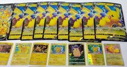 Huge Lot of Pikachu Pokemon TCG Trading Cards - Image 3