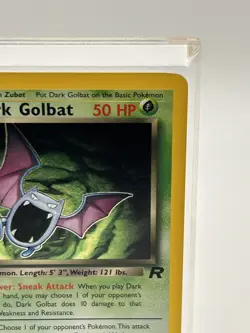 Dark Golbat - 7/82 - Pokemon Team Rocket 1st Edition Holo Rare Card WOTC - Image 4