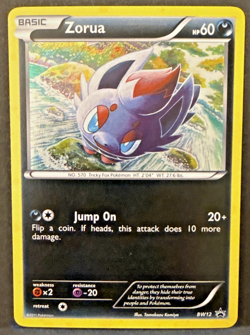 Zorua ~ Pokemon Black Star Promo ~ Holo BW12 Rare Black White Promo - LP - Image 1