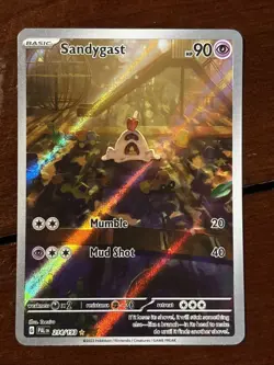 Pokemon Paldea Evolved Sandygast 214/193 Illustration Rare Holo - Image 1