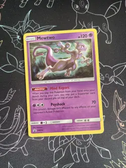 Mewtwo - SM214 - Pokemon Sun & Moon Promo Holo Rare Card - Image 1