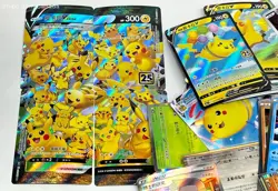 Lot of Japanese, Korean, and Chinese Holographic Pokemon Trading Cards - Image 2