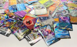 Lot of Japanese, Korean, and Chinese Holographic Pokemon Trading Cards - Image 4
