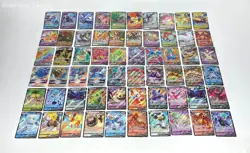 Lot of 60 Pokemon V, VStar, and VMax Trading Cards - Image 1