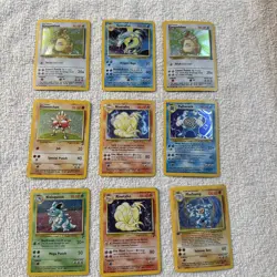 Vintage Holo Pokemon Cards Rare Card 9 Lot ( Read Description ) - Image 1