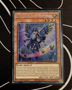 YU-Gi-Oh! Gem-Knight Nepyrim Secret Rare BLMM-EN021 Near Mint TRACKED - Image 1