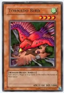 Yugioh! MP Tornado Bird - LON-072 - Rare - 1st Edition Moderately Played, Englis - Image 1