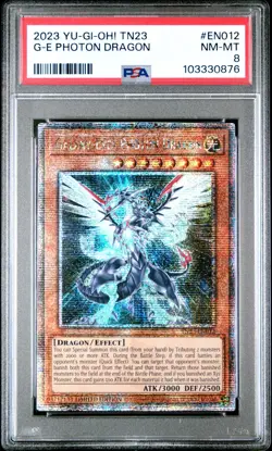 Galaxy-Eyes Photon Dragon PSA 8 TN23-EN012 Quarter Century Secret Rare Yugioh - Image 1