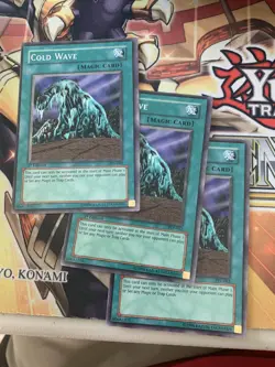 Cold Wave (3x) PSV-062 Common 1st Edition NM Pharaoh Edison Yugioh - Image 1
