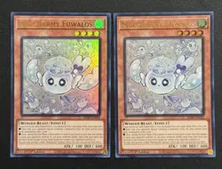 2025 YUGIOH RA04 1ST ED ULTRA RARE MULCHARMY FUWALOS X2 NM - Image 1