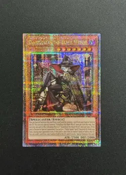 2025 YUGIOH RA04 1ST ED QCR SECRET RARE DIABELLSTAR THE BLACK WITCH NM - Image 1