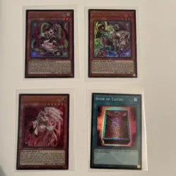 Yu-Gi-Oh! TCG- Phantom Revenge set of 3 Ultra Rare & 1 Common. Free Shipping - Image 1