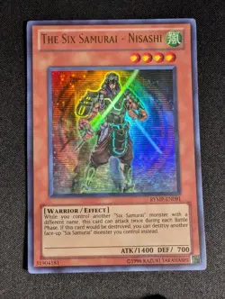 Yugioh - The Six Samurai - Nisashi RYMP-EN091 Unlimited Edition Ultra Rare LP - Image 1