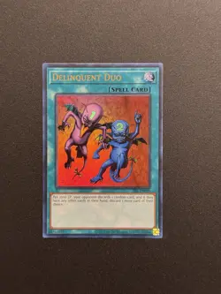 2023 YUGIOH 25TH SRL ULTRA RARE DELINQUENT DUO NM - Image 1
