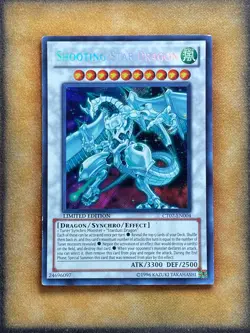 Yugioh Shooting Star Dragon CT07-EN004 Secret Rare Limited Edition LP - Image 1
