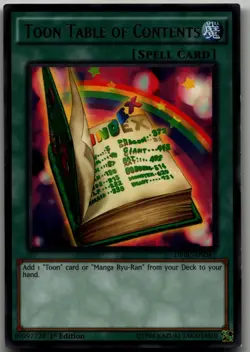 Toon Table of Contents Rare Duelist Pack: Battle City DPBC-EN047 LP - Image 1