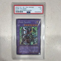 Konami 2003 Yu-Gi-Oh! Dark Paladin DMG-001 Duel Master's Guide Promo Holo PSA 5 - Image 1