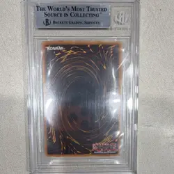 Konami 2002 Yu-Gi-Oh! Blue-Eyes White Dragon JMP-001 Beckett 9 Ultra Rare - Image 2