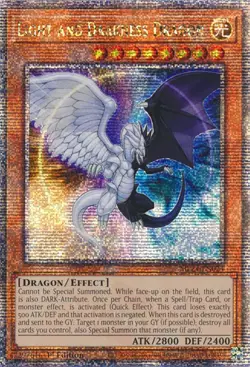 Light and Darkness Dragon (Quarter Century Secret Rare) - 1st Edition - MP24-... - Image 1