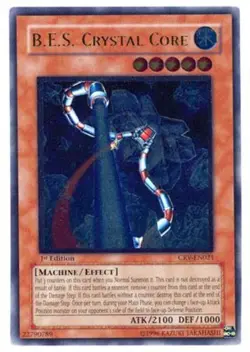 Yugioh! B.E.S. Crystal Core - CRV-EN021 - Ultimate Rare - 1st Edition Near Mint, - Image 1