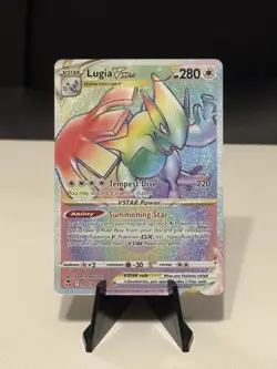 Pokemon Lugia VSTAR TCG Silver Tempest Ultra Rare Card 202/195 NM - Image 1