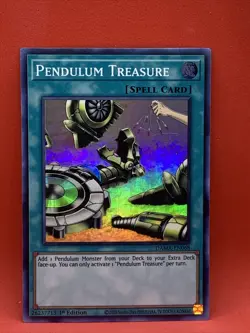 YUGIOH CARD - Pendulum Treasure - DAMA-EN068 - Super Rare - 1st Edition - Image 1