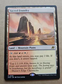 Sacred Foundry MTG Card #R0256 - Magic the Gathering Land - Image 1