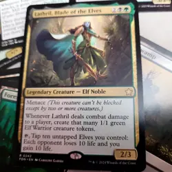Lathril Rare Beginner Commander Deck - Complete 100 Cards **ELVES/ELF Tribal** - Image 1
