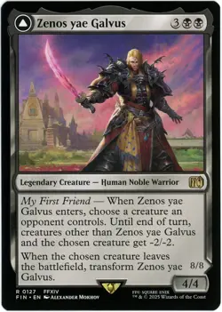 ERROR CARD Zenos yae Galvus / Shinryu, Transcendent Rival 0127 Final Fantasy MTG - Image 1
