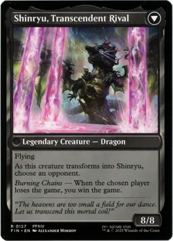 ERROR CARD Zenos yae Galvus / Shinryu, Transcendent Rival 0127 Final Fantasy MTG - Image 2