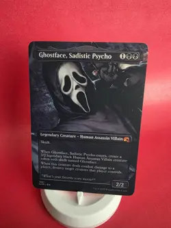 Mtg Magic Scream Horror Ghost face Borderless Playtest Card Commander EDH NM - Image 2
