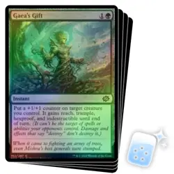 FOIL GAEA'S GIFT X4 The Brothers' War BRO Magic MTG MINT CARD - Image 1