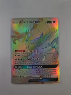 Necrozma GX 153/147 Burning Shadows Secret Rainbow Rare Pokemon Card - Mint - Image 1